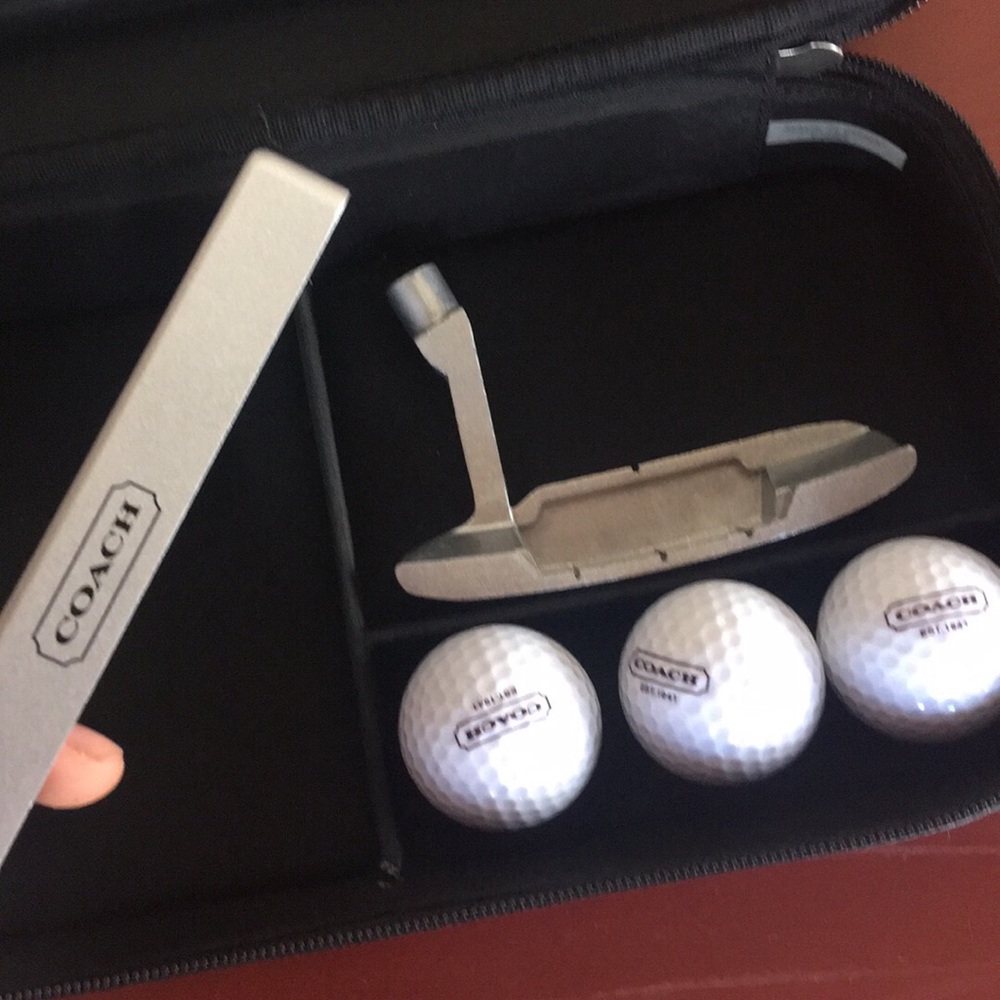 Coach Mini Putt Travel Set